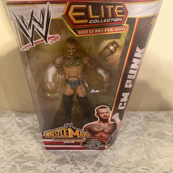 WWE Other - New WWE Best of PPV Elite Wrestlemania 29 series-CM Punk Mattel